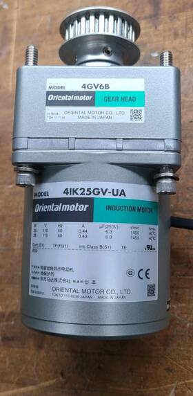 41k25gv-ua Oriental Motor Induction And 4gv6b Gear Head