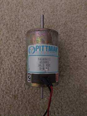 9434h412 Pittman Dc Brush Motor 30.3 V With Backshaft