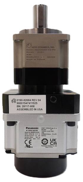 Mqmf021a2s2 Pnaasonic Panasonic Ac Servo Motor Amat 0190-92684 Working