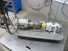 25000-1300 Pureflo Itt Lobe Food Pharmaceutical Grade Rotary Weg 1/2hp Motor