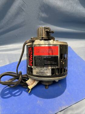 Rl-6c Red Lion 1/3 Hp Column Sump Pump Electric Motor