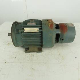 1yab12100a1 Reliance 3hp 1730rpm 460v 182tc Type P Ac Motor With Stearns Brake