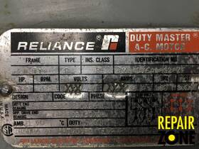 440ty Reliance 60 Hp 1200 Rpm Fr 3 Phase Motor Liquidation