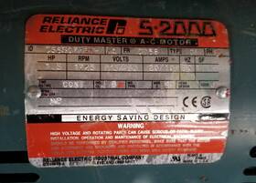 056507730 Reliance Electric Duty Master Ac Motor Model Id