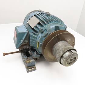 25gp18310001g Reliance Electric 1hp 1760rpm 460v 3ph Ac Motor With Gerbing Roto-cone Pulley