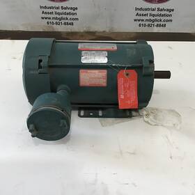 P14j2401m-qu Reliance Electric Duty Master Ac Motor 7/8 Inch Keyed Shaft 1725rpm 2.0hp 60hz