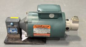 P56h5301n-ja Reliance Electric Duty Master Ac Motor 0.5hp Fb56c Fr With Gearbox