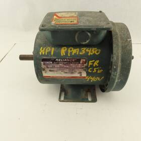P56h1303s-tr Reliance 1hp 3450rpm 3ph 208/460v Ec56 Frame Electric Ac Motor
