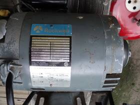 52-493 Rockwell For Table Saw Or Electric Motor 1 Hp 3450 Rpm Model # Nice