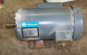 62-003 Rockwell Delta Shaper Electric Motor 1 Hp 3450 Rpm 1ph 115/230v 56