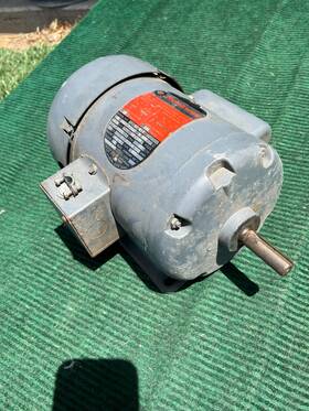 62-011 Rockwell Ac Motor 3/4 Hp 230/115v Reversible 1725 Rpm Base Mount 5.8 Inch Keyed Shaft Usa