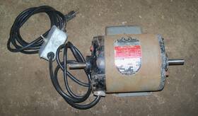 62-253 Rockwell Electric Motor 3/4 Hp 3450 Rpm 1ph 115v 56 Frame 5/8 Inch Shafts