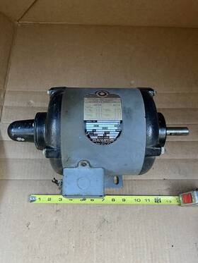 86-720 Rockwell 3/4 Hp 3 Phase Electric Motor 1725/1425 Rpm Inch Dual Shaft G3sr