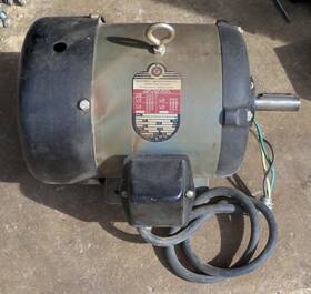 34-350 Rockwell 96-421 Delta Electric Motor 5 Hp 3450/2850 Rpm 3ph 213 220/440