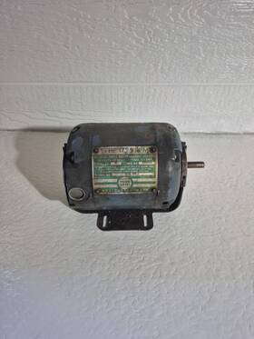 1635091-a Rpm 1/3 Hp Electric Motor 1725 Power Craft Montgomery Ward Untested