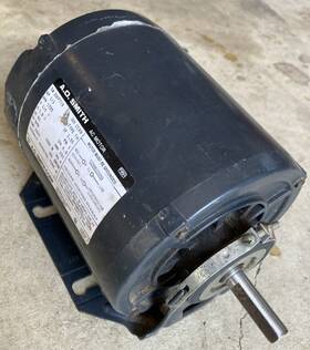 1725 Rpm 2e89 Ao Smith 1/3 Hp 115 Vac 48 Frame Electric Motor
