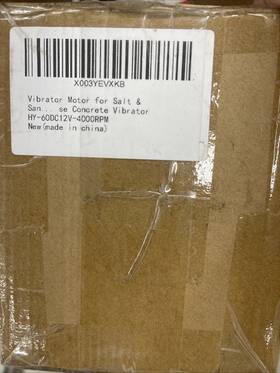 Hy-60dc12v-4000rpm Rpm Vibrator Motor For Salt And Sand