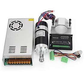 500wbldc-4 Rtm 500w Cnc Brushless Dc Spindle Motor Kit 48v Air Cooled Er11