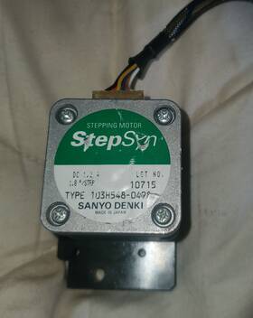 103h548-0498 Sanyo Denki Linear Stepping Motor 1.8 Deg 1.2 Amp 5mm Shaft Dia