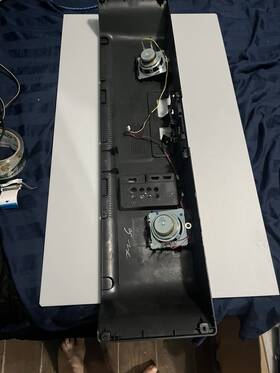 Fw32d08f Sanyo S065f50 Internal Tv Speakers And Back Plastic Cover