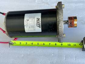 4bc3292 Scott 1.25 Hp 24v Dc Permanent Magnet Motor 3500rpm 56c Mount 1 1/4hp