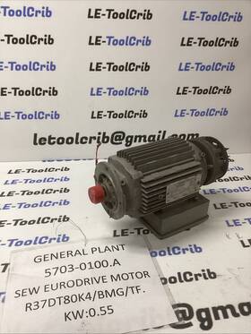 J-379-s Sew-eurodrive Motor Type R37 Dt90k4/bmg/tf 3phase 277/480 V
