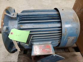 1la4164-2ya Siemens 25hp Electric Motor #1la4164-2ya 3520rpm 3 Phase No.107