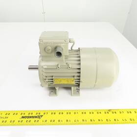 1la70834aa10-z Siemens 0.86kw Ac Electric Motor 440-480v 3ph With Brake 24v