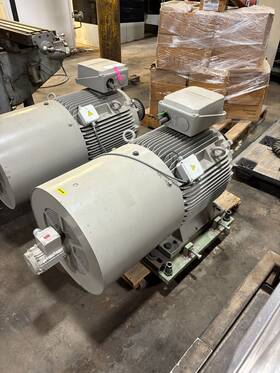 1le15232dc033ak4-z Siemens 1cv5280c 60hp Electric Motor 45kw 3ph 1180rpm