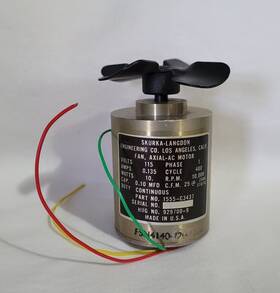 1555-c3437 Skurka Landgon Engineering Co Fan Axial Ac Motor Part No