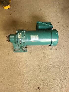 184907 Sm-cyclo Used 115v Induction Motor With Gear Drive