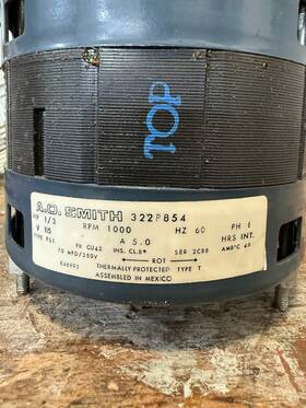 322p854 Smith Ao 1/3 Hp Motor
