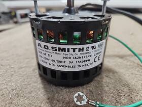 Ja2n177n Smith A O Electric Motor Model Ja2n177n# 1/40hp 208-230v