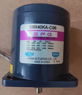 S8r40ka-c96 Spg Reversible Motor 40 Watt 1 Phase Class F