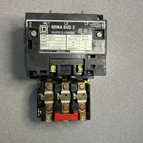 8536sd01 Square D 600v 25hp Magnetic Motor Starter With Electrical Interlock