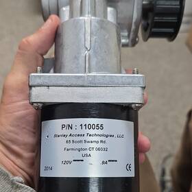 Bom-zyt-80 Stanley Access Technologies 110055 Bom-zyt-80/15k-01 120v Dc Motor 0.9a