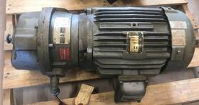 1-087-351-00-e08 Stearn Ul Stearns Brake Motor 10hp 230/460 3ph 1760 Rpm Tested