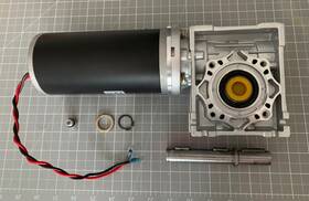 80zyt165-2438-40rv20-63b14 Sunrise Motor 24v Dc 18mm Keyed Shaft