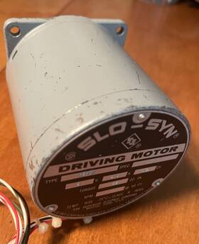 Hs50 Superior Electric Slo-syn Driving Motor 3v 4a 85 Oz. Inch Torque