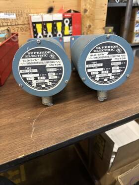 M112-fj-8030 Superior Lot Of 2 Used Electric Slo-syn Stepping Motor
