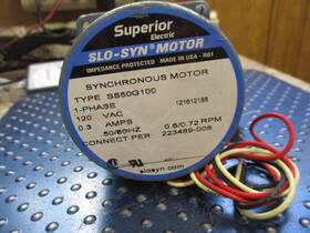 Ss50g100 Superior Electric Slo-syn Motor 1-ph 120 Vac 0.3a
