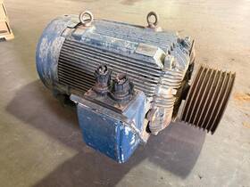 S40006tets Teco Westinghouse 400 Hp Ac Electric Motor 1200 Rpm Fr 5808b Tefcbb 575 V Eok