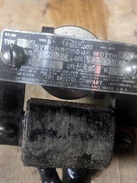 492m274 Telechron Elechron Synchronous Electric Motor