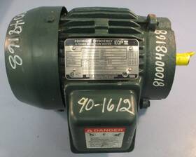 B0024flc2amh02 Toshiba 3 Phase Induction Motor 2hp 1735rpm 7/8 Inch Shaft Dia