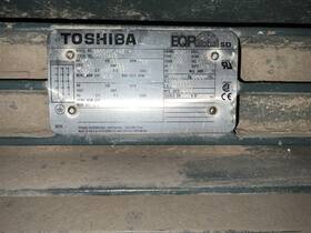 B2504flf4bmh Toshiba 250 Hp 460 Volts 1800 Rpm 505uz Frame Ac Motor