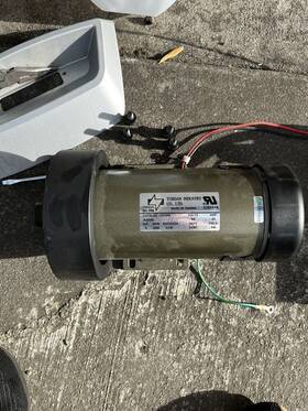 A2060 Turdan Industry Co. Ltd. 3hp 90v Dc Motor Model 4000 Rpm Made In Taiwan