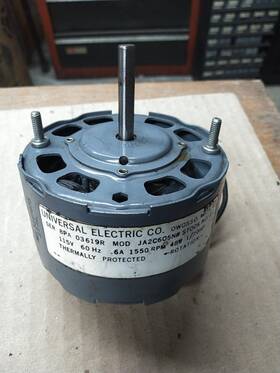 Ja2c605n Universal Electric Motor 115vac 1550rpm 1/4 Inch Shaft