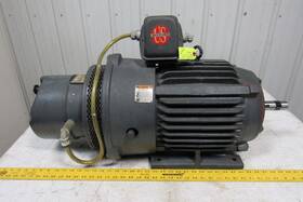 A5p4c-p Us Motors 5hp Electric Motor 460v 3ph 885rpm 256u Frame With Sterns Brake