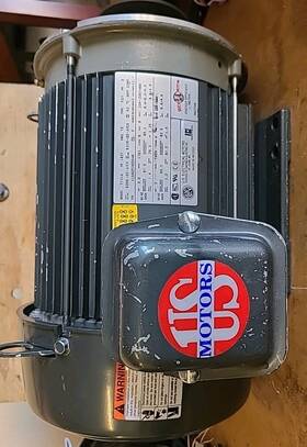 At30-u3p2g Us Motors At30 U3p2g Ac Motor 182t 3ph 3hp 1770rpm 575v-ac
