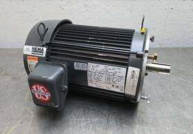 U5p2dcr Us Motors 5 Hp Ac Motor 1760 Rpm 3 Phase 208-230/460v Tefc Dk39 Used